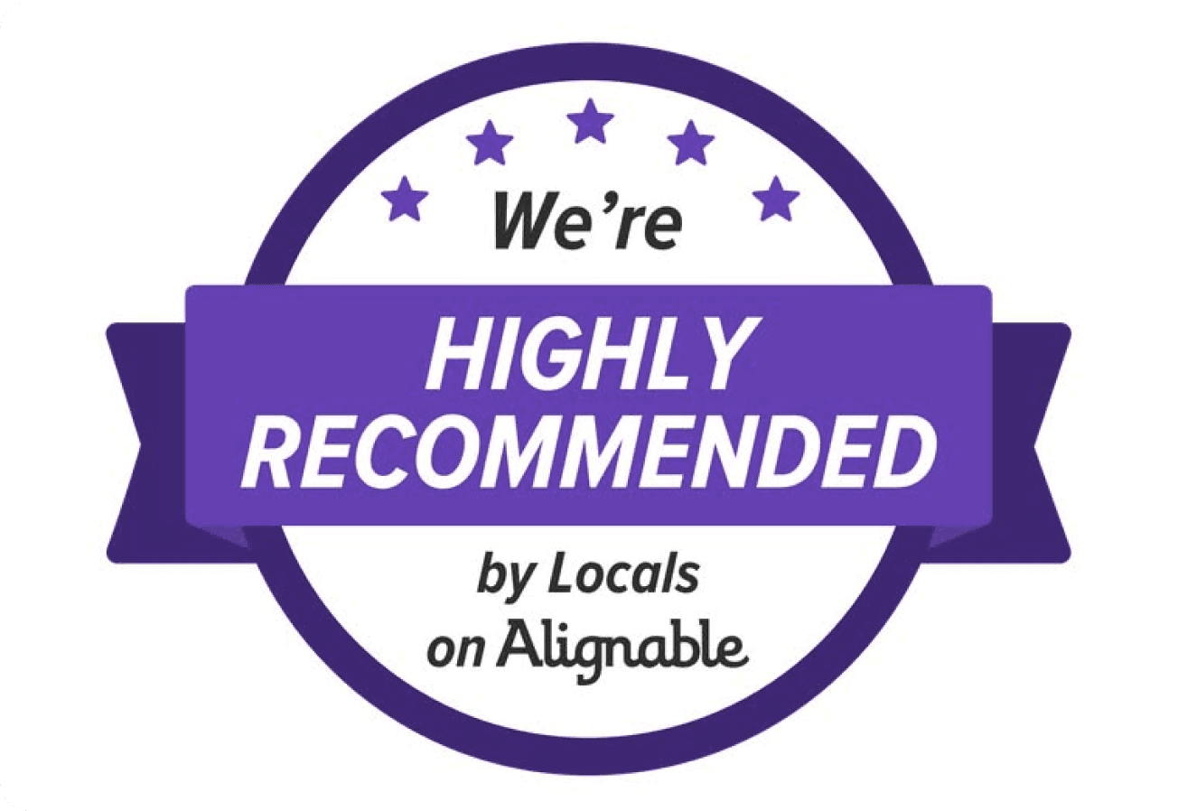 Recommendation badge from Alignable