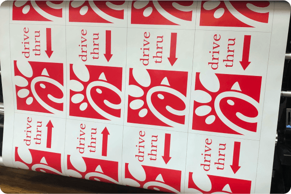 Chic-Fil-A Drive Thru Signs