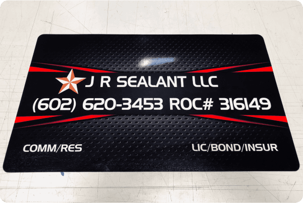 JR Sealant LLC Door Mat
