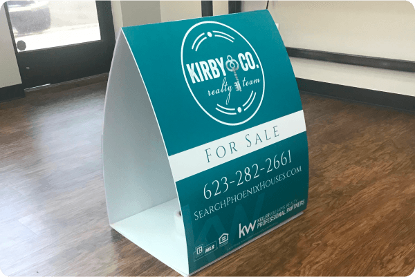Kirby Co Realty For Sale Floor Sign