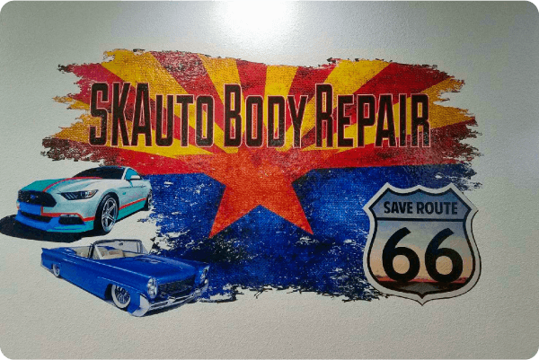 SKAuto Body Repair Wall Decal