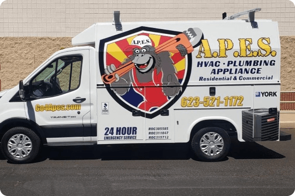 A.P.E.S. HVAC Van Wrap