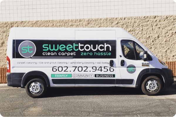 Sweet Touch Carpet Cleaner Van Wrap